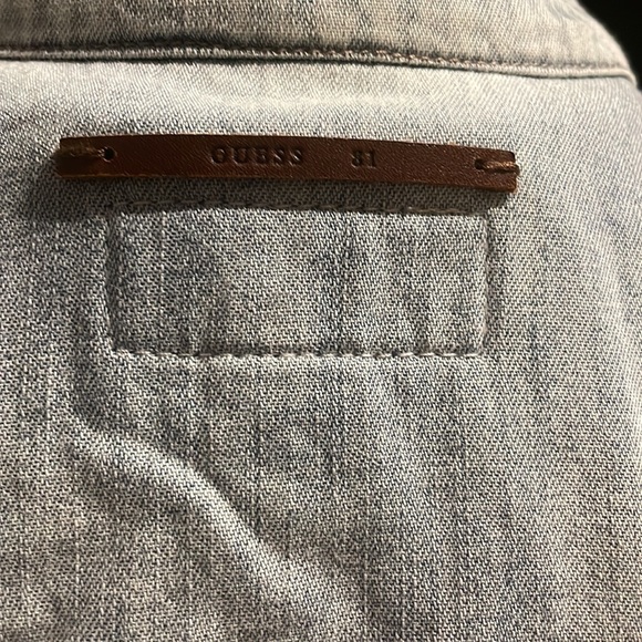 Guess Denim round hem Shirt long back & shirt frontsize XS - Picture 9 of 12